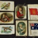 Cigarette fabric labels with bird, flag & portrait designs- 'Timothy whites & Taylors' undated ; 78839 Cigarette fabric labels with bird, flag & portrait designs- 'Timothy whites & Taylors' undated ; 78839