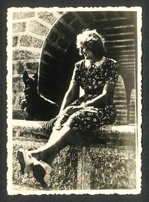 Photograph - Eva Braun (Adolf Hitler's girl friend) - photograph allegedly taken by a member of Hitler's staff; 2851