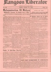 Army newspaper - Rangoon Liberator 14/10/1945 - "Malayanisation of Malaya"; 14/10/1945; 36480