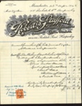 Invoice - "Roberts & Stafford" funeral directors account for services rendered in burial of Samuel Ogden - 23/09/1943; 23/09/1943; 9617 Invoice - "Roberts & Stafford" funeral directors account for services rendered in burial of Samuel Ogden - 23/09/1943; 23/09/1943; 9617
