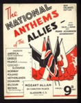 Sheet Music Book - "The National Anthems of the Allies"; 6274