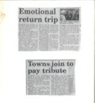 Photo copy of newspaper cutting - Korean veteran Les Wain returns to Korea - Year 2000 ?; 36238
