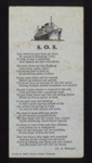 Poem - "S.O.S." by G.A. - Pickering war fund effort; 6343