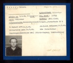 German P.O.W. record card - Helmut Haase - German - Dob 06/05/1923; 6582