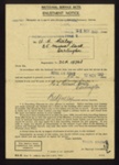 National Service acts - enlistment notice - W.R. ridley - Darlington - Royal Air Force - 12/11/1943; 12/11/1943; 13144