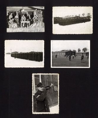 Photographs (5) - British P.O.W.s in Stalag XXID (Posen) - Poland - 1941-1942; 1/01/1942; 9759