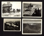 Photographs (9) - crashed aircraft on deck of aircraft Carrier "H.M.S. Trumpeter" (7) - plus escort vessels (2) - one with pennant no: K466; 2654 Photographs (9) - crashed aircraft on deck of aircraft Carrier "H.M.S. Trumpeter" (7) - plus escort vessels (2) - one with pennant no: K466; 2654