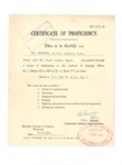 Certificate - "Proficiency in method of keeping rifles in order" - C.S.M. E.F. Taylor - 13/11/1930; 13/11/1930; 34888 Certificate - "Proficiency in method of keeping rifles in order" - C.S.M. E.F. Taylor - 13/11/1930; 13/11/1930; 34888