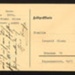 Fieldpost no 40889 postcard from uffz Franz Glanz to family Leopold Glanz 21/03/1943. postcard mentions receipt of packages, his accommodation,his cat & oaken dresser. in German with English translation. Franz Glanz a POW at Eden Camp.; 71516