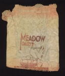 Paper bag - "Meadow Dairy Co" - the firm that never sells a bad egg; 6084