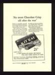 Photocopy of advert - "Rowntree's" "Kit Kat" - "No more chocolate crisp till after the war" - 1941; 1/01/1941; 5067 Photocopy of advert - "Rowntree's" "Kit Kat" - "No more chocolate crisp till after the war" - 1941; 1/01/1941; 5067