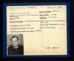 German P.O.W. record card - Heinrich Moeller - German - Dob 05/10/1913; 6593