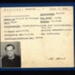 German P.O.W. record card - Heinrich Moeller - German - Dob 05/10/1913; 6593