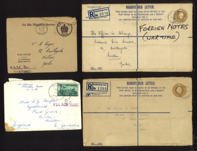 Envelopes- dating from 1944-1957; 78861