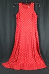 Ladies red dress with white polka dots- size 12- modern - (costume for school visits etc) ; 79115 Ladies red dress with white polka dots- size 12- modern - (costume for school visits etc) ; 79115