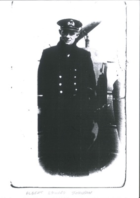 Copy of photograph - Albert Johnson - skipper of "H.M.S. Almond"; 36275