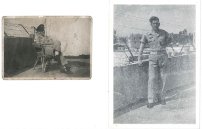 Photographs (2) - Eric Isherwood (b/c 4236) - Palestine Police - Haifa - 1946; 1/01/1946; 37206