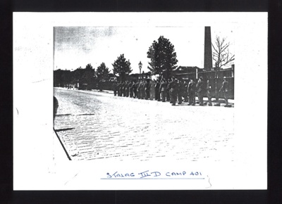 Photocopies (2) - British P.O.W.s in Roll Call at Stalag IIId (Berlin Steglitz) - Camp 401; 1781