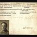 German P.O.W. record card - Christian Umbrich - Rumanian - Dob 25/12/1917; 6636