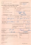Royal Navy form s1599 - War Gratuity and Post War Credit of Wages - Tom Sanderson - £91/18s/0d - 05/01/1946; 5/01/1946; 38308