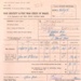 Royal Navy form s1599 - War Gratuity and Post War Credit of Wages - Tom Sanderson - £91/18s/0d - 05/01/1946; 5/01/1946; 38308