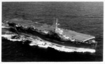 Photograph - unidentified British aircraft Carrier - possibly "H.M.S. Courageous" (?); 38313