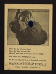 German propaganda leaflet - "When is your turn ?"; 5082