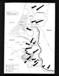 Map - showing progression of German invasion of the benelux countries - 1940; 8982