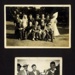 2 Black & white photographs of groups. 1 group of 6 men & 1 woman in civvies 1940s. 1 group of 10 men with 2 nurses.; 75218