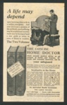 Advertisement - "Concise home doctor" in 2 volumes plus first aid outfit; 6832