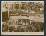 Photograph - aerial view of Allied bomb damage to Seine bridges; 2626