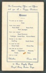 Christmas dinner menu - "R.A.S.C. 40 base supply depot" - Gibraltar - Christmas 1943; 25/12/1943; 2966 Christmas dinner menu - "R.A.S.C. 40 base supply depot" - Gibraltar - Christmas 1943; 25/12/1943; 2966