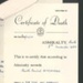 Admiralty death certificate - Royal Marine Keith David Hitchman R.M. 7796 - died 16/10/1950; 34434