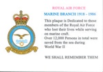 Artwork for R.A.F. air sea rescue plaque - A.S.M. / M.C.S. club; 35893