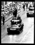 Black and white photograph of the Falklands victory parade ; 79697