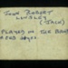 Eden Camp Dance Ticket, Old Malton Memorial Hall - dated 28th November 1945; 9382 Eden Camp Dance Ticket, Old Malton Memorial Hall - dated 28th November 1945; 9382