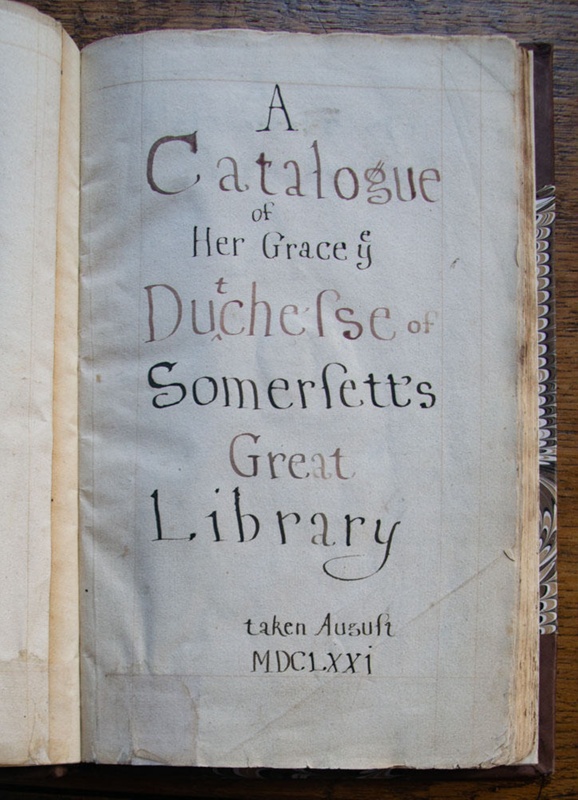 Catalogue of the Somerset Library; Clarke, Robert; 1671; c.1690; c.1700