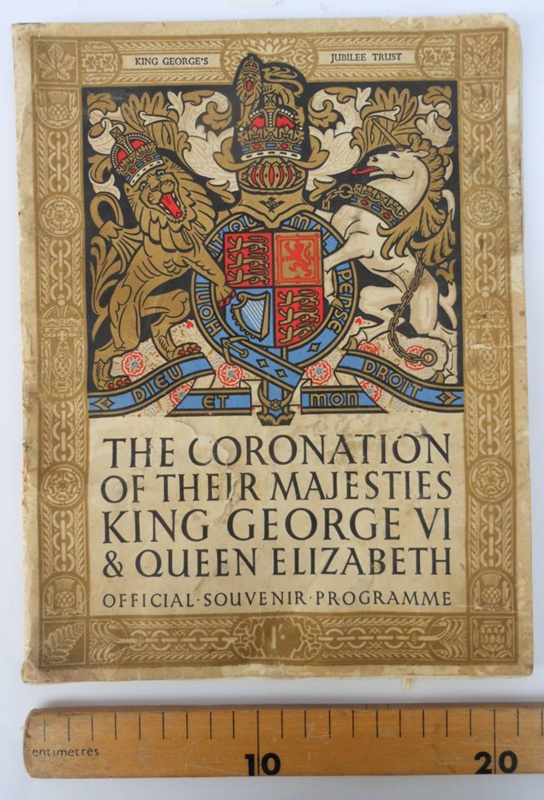 1937 coronation souvenir programme; 1937; LESLS945 eHive