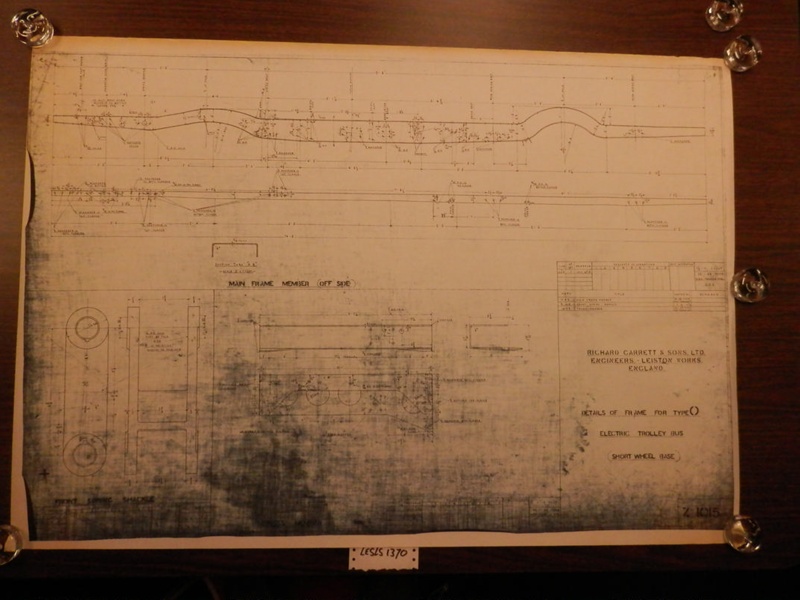 Trolley Bus Technical Drawings; Richard Garrett Engineering Works ...