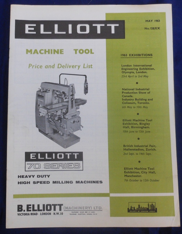 Catalogue Elliott No. 138/EX; B Elliott Group; 1963; LESLS574.10 eHive