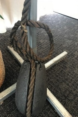 Ship's Pulley - Wooden; Unknown; TMA2021.00017.4.2