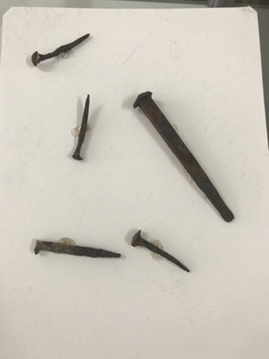 Nails - hand forged; Unknown; 1826-1828; TMA2021.00018.5.1