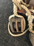 Ship's Pulley - Wooden; Unknown; TMA2021.00017.4.1