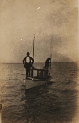 First estuary charter fishing boat; TMA2021.00109