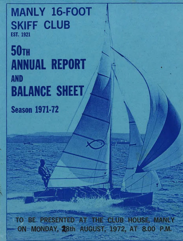 Manly 16ft Skiff Sailing Club 50th Annual Report And Balance Sheet ...