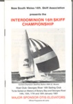 1981 Interdominion 16ft Skiff Championship Programme
Host Club Georges River 16ft Skiff Sailing Club
; S715
