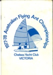 1977-78 Australian Flying Ant Championships  Chelsea Yacht Club Victoria Programme; S707