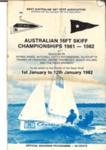  Australian 16ft  Skiff Championship 1981-82 Programme
Mounts Bay Sailing CLub ; S696