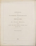 Address from Florence Nightingale to the Probationer-Nurses  at St Thomas' Hospital, 1876
; Spottiswoode & Co.; 28/04/1876; 0475.02