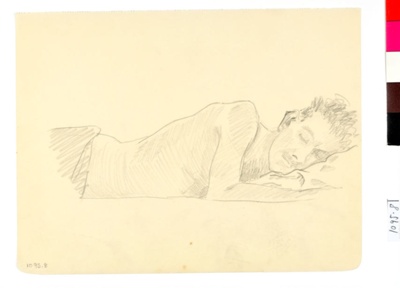 Drawing by Annette Garfitt; Annette Garfitt nee Bowen; 1939; 1095.08